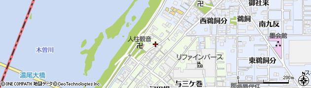 愛知県一宮市起（本陣山）周辺の地図