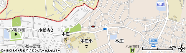 愛知県小牧市本庄3194周辺の地図