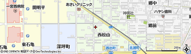 愛知県一宮市今伊勢町宮後西松山22周辺の地図