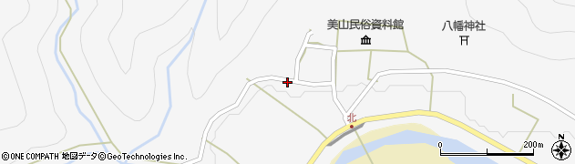 京都府南丹市美山町北（畑尻代）周辺の地図