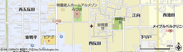 愛知県一宮市三条四反田50周辺の地図