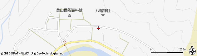 京都府南丹市美山町北高倉周辺の地図