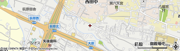 静岡県御殿場市萩原268周辺の地図