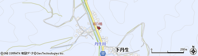 滋賀県米原市下丹生304周辺の地図
