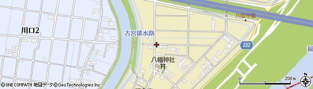 岐阜県大垣市今福町周辺の地図