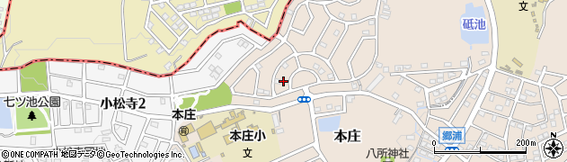 愛知県小牧市本庄3208周辺の地図