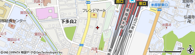 竹中駐車場周辺の地図
