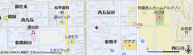 愛知県一宮市小信中島東鵯平23周辺の地図