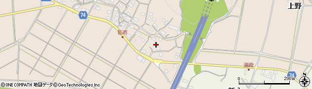 京都府綾部市私市町（左古）周辺の地図