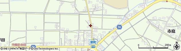 京都府綾部市栗町（南ユルズ）周辺の地図