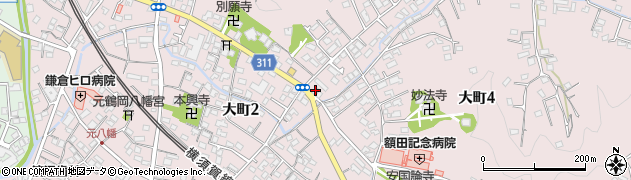 パナステージしんこうでんき鎌倉店周辺の地図