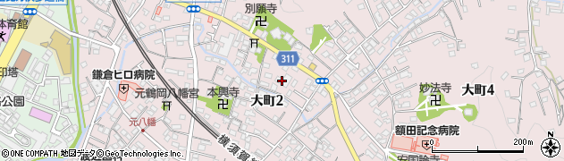 合人社Ｊ’シティ鎌倉大町周辺の地図