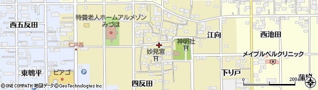 愛知県一宮市三条（屋敷）周辺の地図