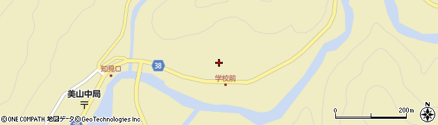 京都府南丹市美山町中（勘定）周辺の地図