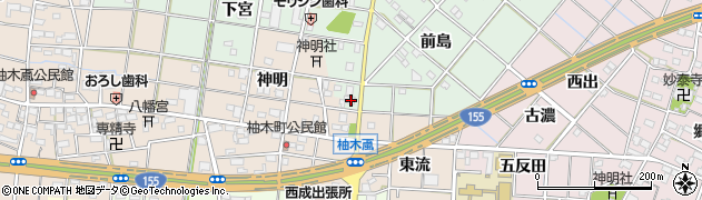愛知県一宮市西大海道郷前74周辺の地図
