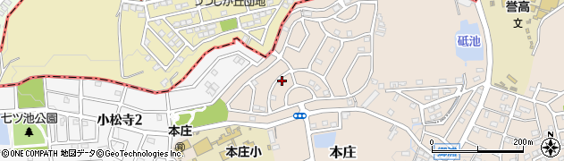 愛知県小牧市本庄3205周辺の地図