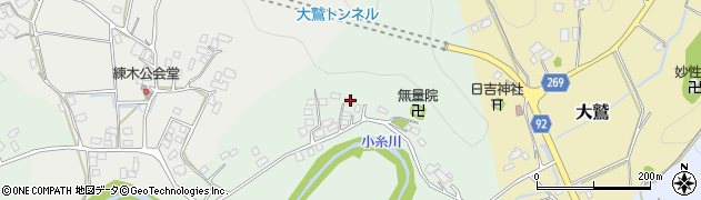 千葉県君津市上561周辺の地図