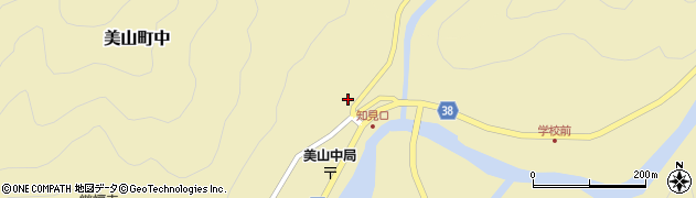 京都府南丹市美山町中上前13周辺の地図
