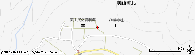 京都府南丹市美山町北（上牧）周辺の地図