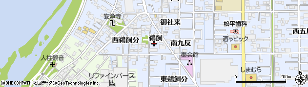 愛知県一宮市小信中島（鵜飼）周辺の地図