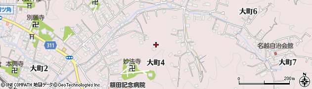 神奈川県鎌倉市大町周辺の地図