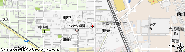 愛知県一宮市今伊勢町新神戸郷中42周辺の地図