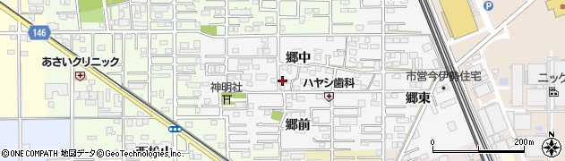 愛知県一宮市今伊勢町新神戸郷中55周辺の地図