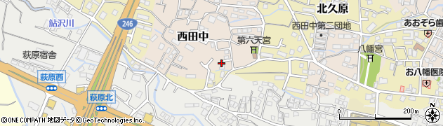 静岡県御殿場市西田中153周辺の地図