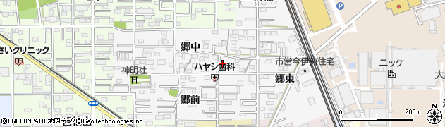 愛知県一宮市今伊勢町新神戸郷中47周辺の地図