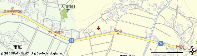 京都府綾部市位田町岼32周辺の地図