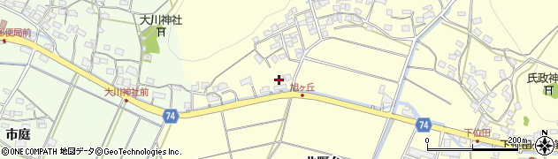 京都府綾部市位田町岼24周辺の地図
