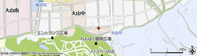 愛知県小牧市大山中周辺の地図