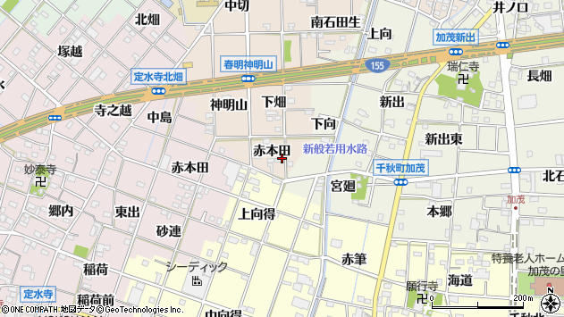 〒491-0003 愛知県一宮市春明の地図