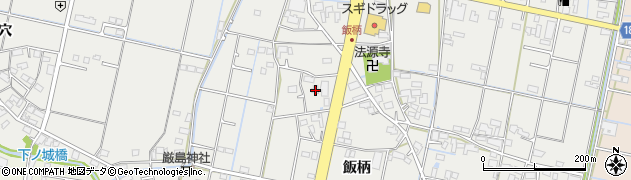 岐阜県羽島市竹鼻町飯柄319周辺の地図