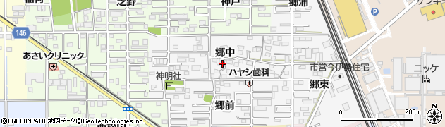 愛知県一宮市今伊勢町新神戸郷中299周辺の地図
