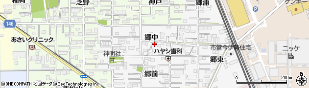 愛知県一宮市今伊勢町新神戸郷中270周辺の地図