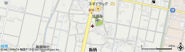 岐阜県羽島市竹鼻町飯柄327周辺の地図