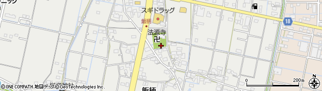 岐阜県羽島市竹鼻町飯柄244周辺の地図