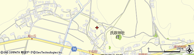 京都府綾部市位田町（宮ノ越）周辺の地図