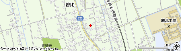 神奈川県小田原市曽比1683周辺の地図