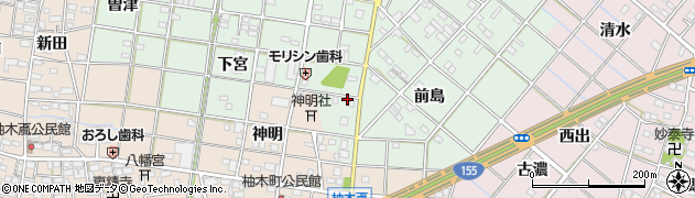 愛知県一宮市西大海道郷前62周辺の地図