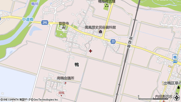 〒520-1111 滋賀県高島市鴨の地図