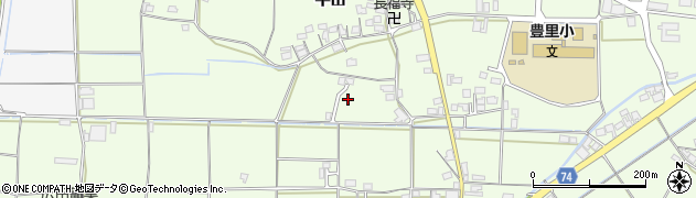 京都府綾部市栗町（北ユルズ）周辺の地図