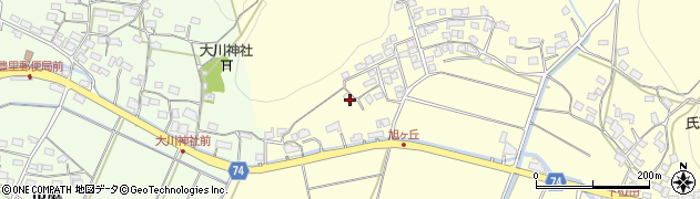 京都府綾部市位田町岼30周辺の地図
