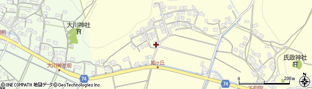 京都府綾部市位田町岼16-7周辺の地図
