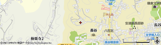 財団法人鎌倉能舞台周辺の地図