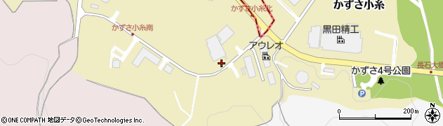 千葉県君津市かずさ小糸周辺の地図