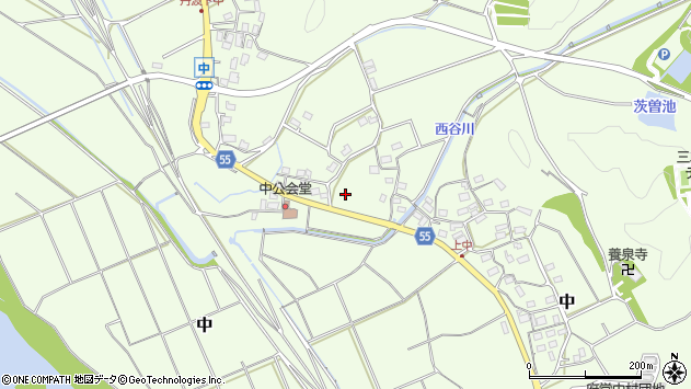 〒620-0014 京都府福知山市中の地図