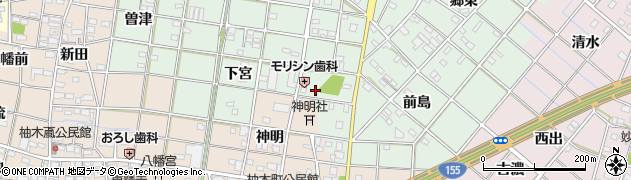 愛知県一宮市西大海道郷前47周辺の地図