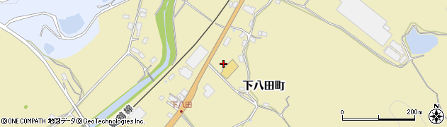 京都府綾部市下八田町（堂ノ下）周辺の地図